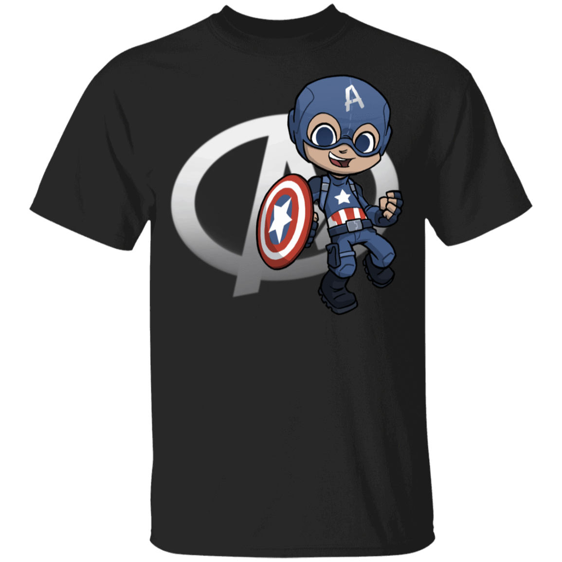 T-Shirts Black / YXS Young Hero Captain Youth T-Shirt