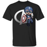 T-Shirts Black / YXS Young Hero Captain Youth T-Shirt