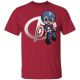 T-Shirts Cardinal / YXS Young Hero Captain Youth T-Shirt