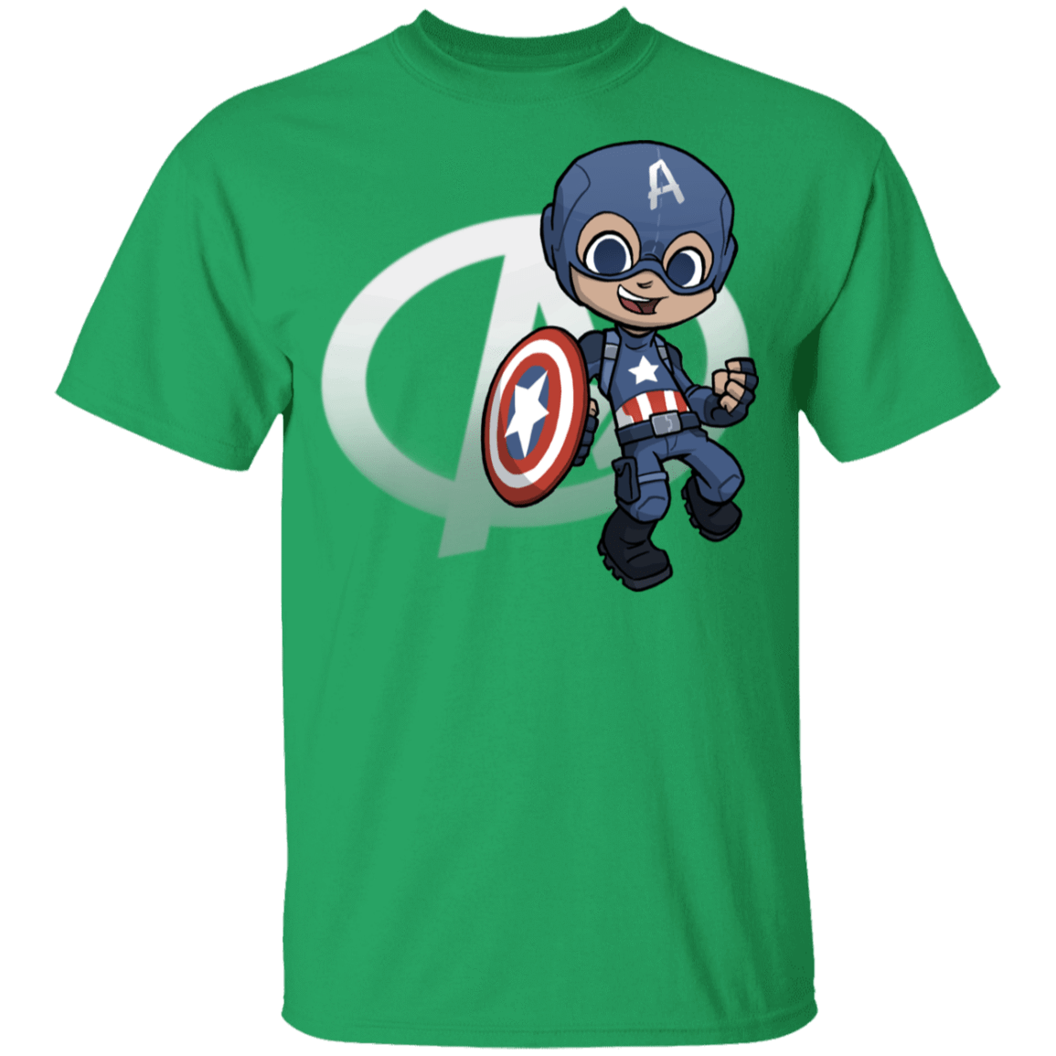 T-Shirts Irish Green / YXS Young Hero Captain Youth T-Shirt