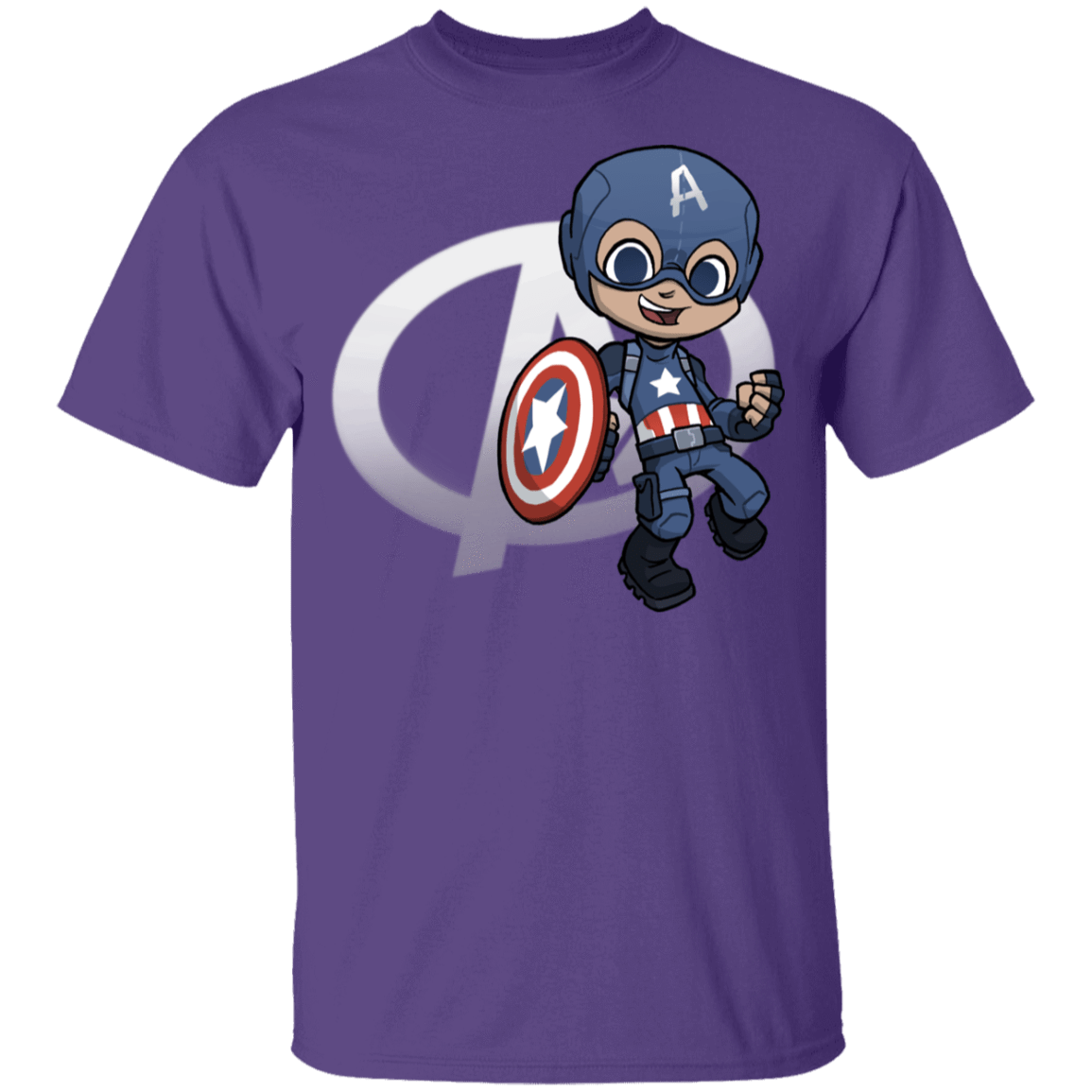 T-Shirts Purple / YXS Young Hero Captain Youth T-Shirt