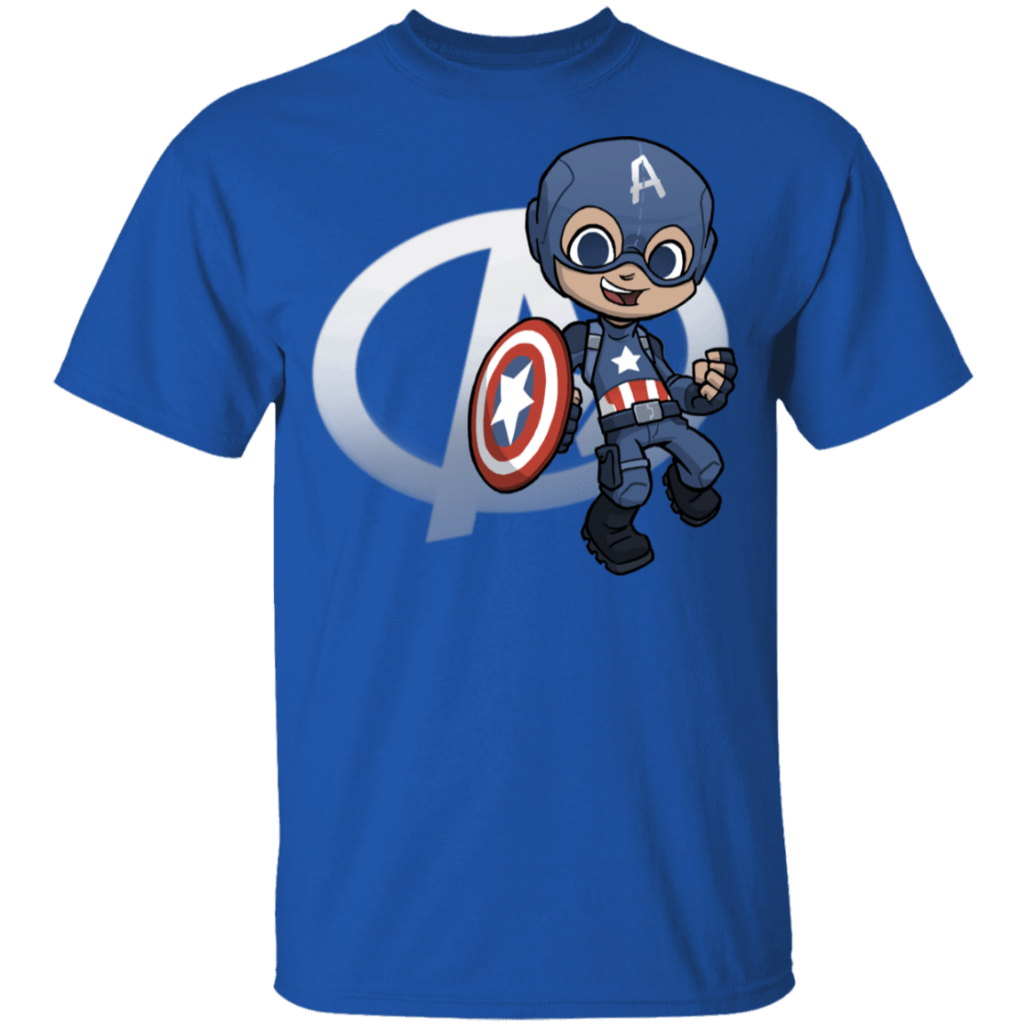 T-Shirts Royal / YXS Young Hero Captain Youth T-Shirt