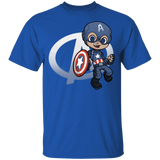 T-Shirts Royal / YXS Young Hero Captain Youth T-Shirt