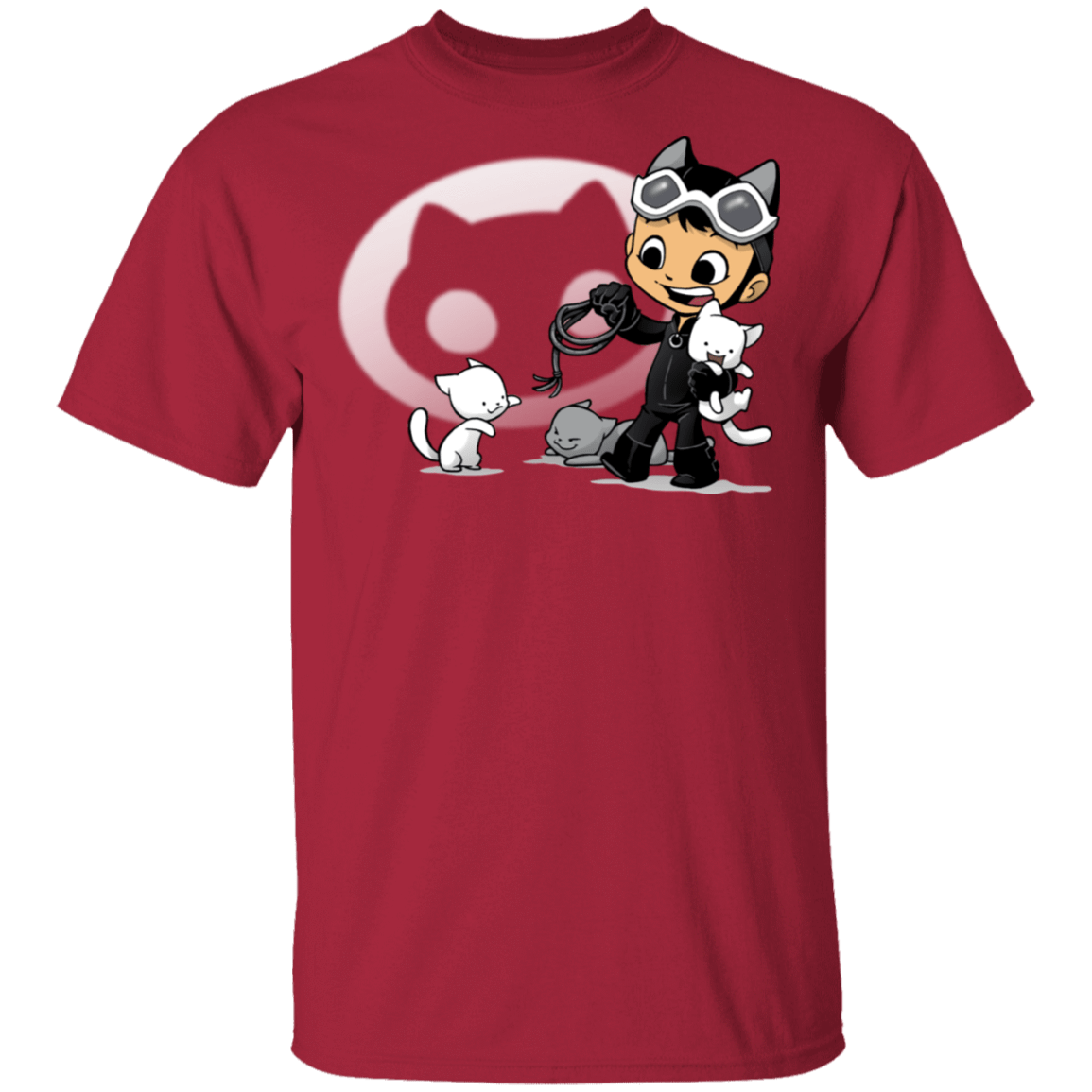 T-Shirts Cardinal / S Young Hero Cat T-Shirt