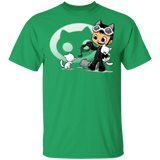 T-Shirts Irish Green / S Young Hero Cat T-Shirt