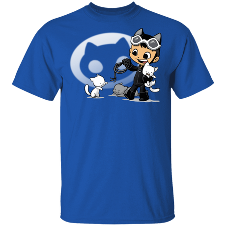 T-Shirts Royal / S Young Hero Cat T-Shirt