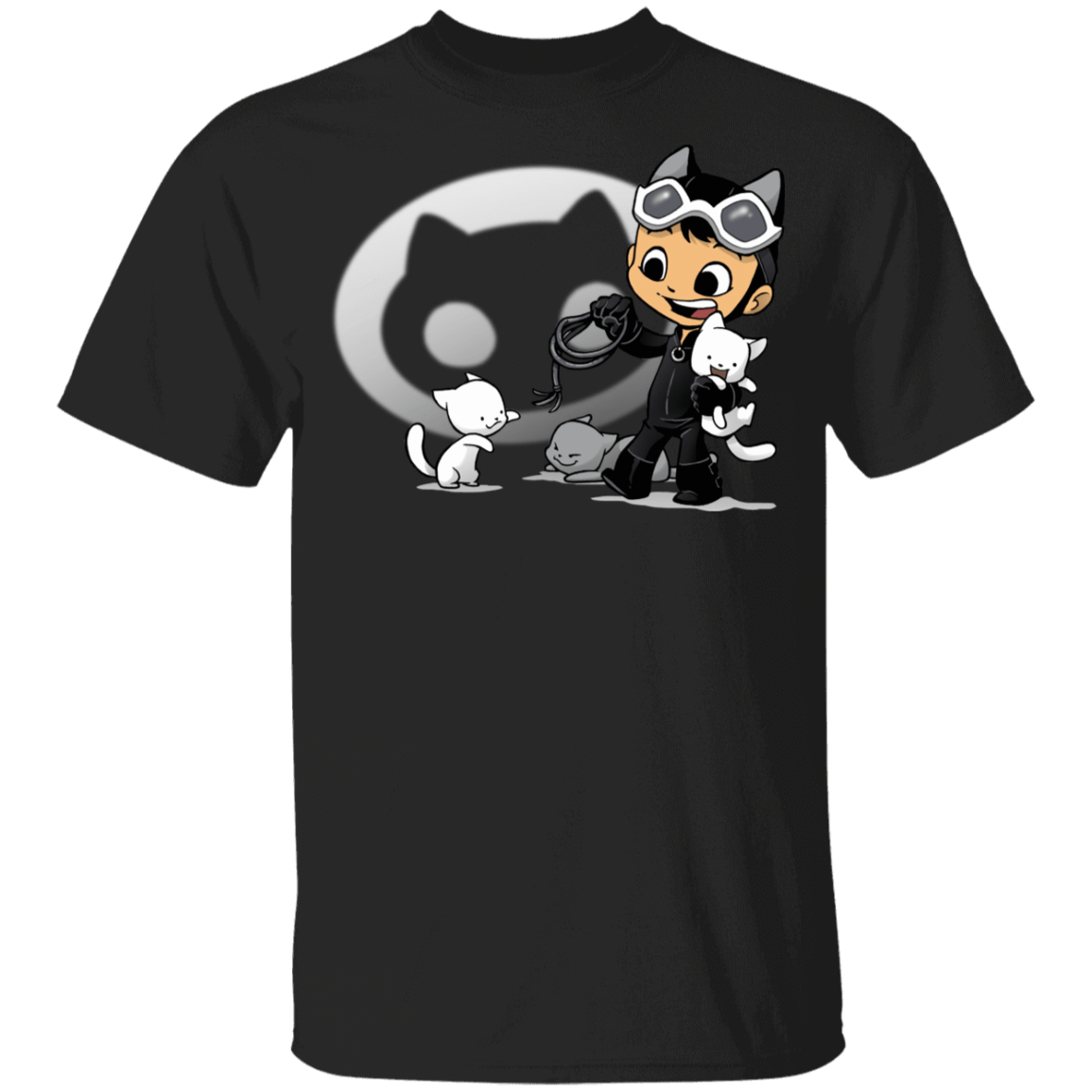 T-Shirts Black / YXS Young Hero Cat Youth T-Shirt