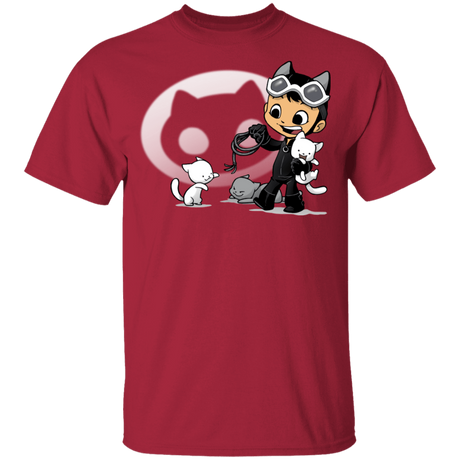 T-Shirts Cardinal / YXS Young Hero Cat Youth T-Shirt