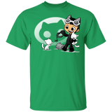 T-Shirts Irish Green / YXS Young Hero Cat Youth T-Shirt