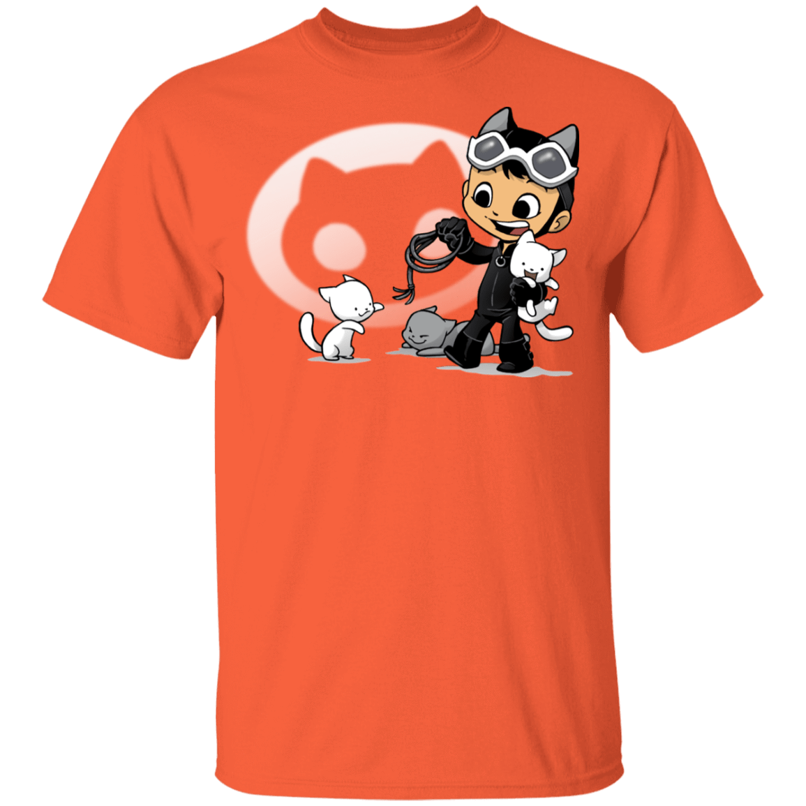 T-Shirts Orange / YXS Young Hero Cat Youth T-Shirt