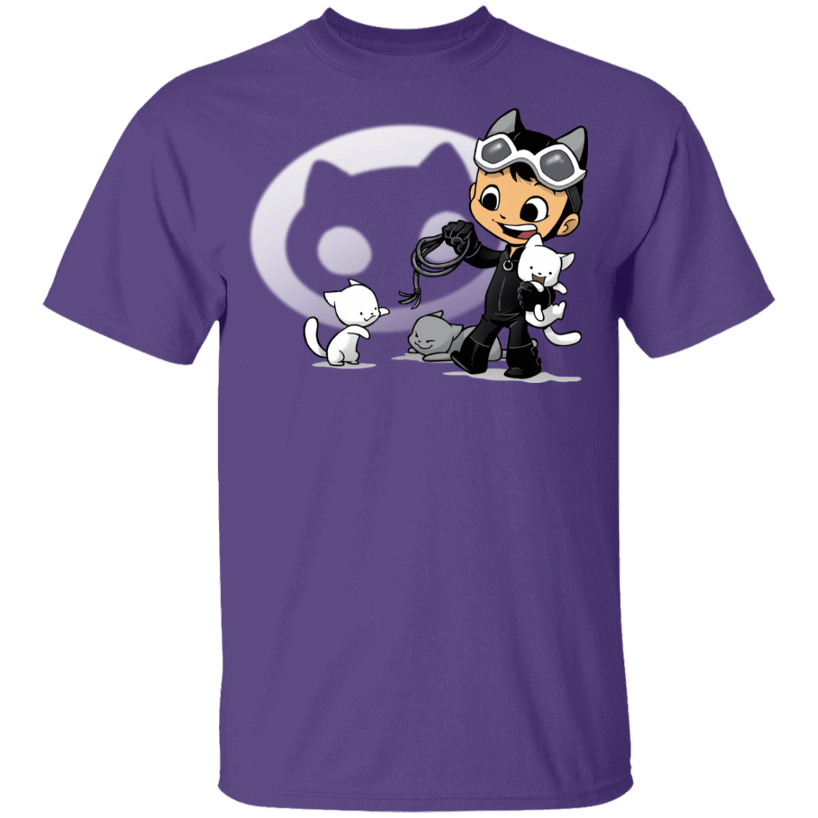 T-Shirts Purple / YXS Young Hero Cat Youth T-Shirt
