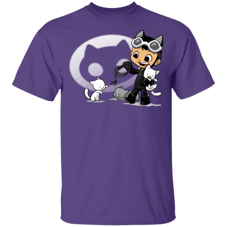 T-Shirts Purple / YXS Young Hero Cat Youth T-Shirt
