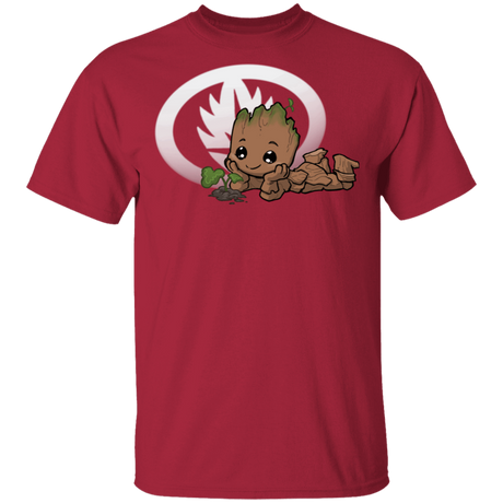 T-Shirts Cardinal / S Young Hero Groot T-Shirt