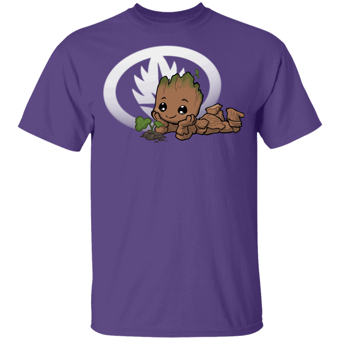 T-Shirts Purple / YXS Young Hero Groot Youth T-Shirt