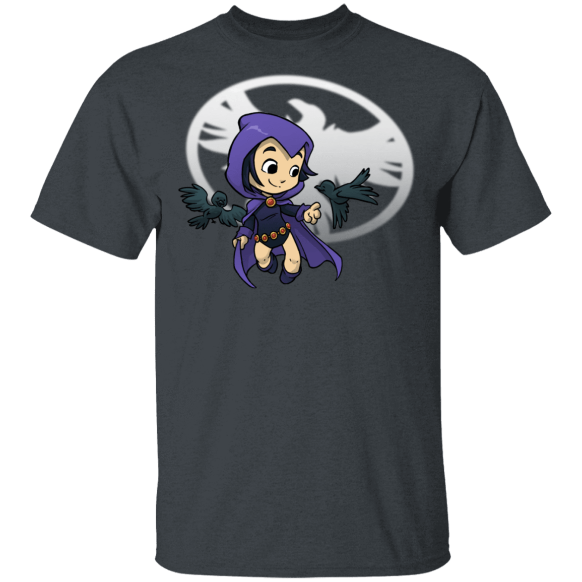 T-Shirts Dark Heather / S Young Hero Raven T-Shirt