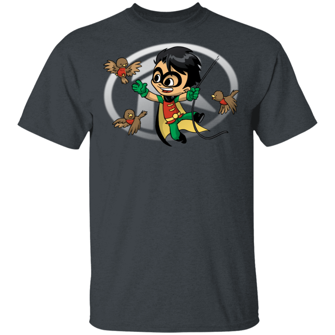 T-Shirts Dark Heather / S Young Hero Robin T-Shirt