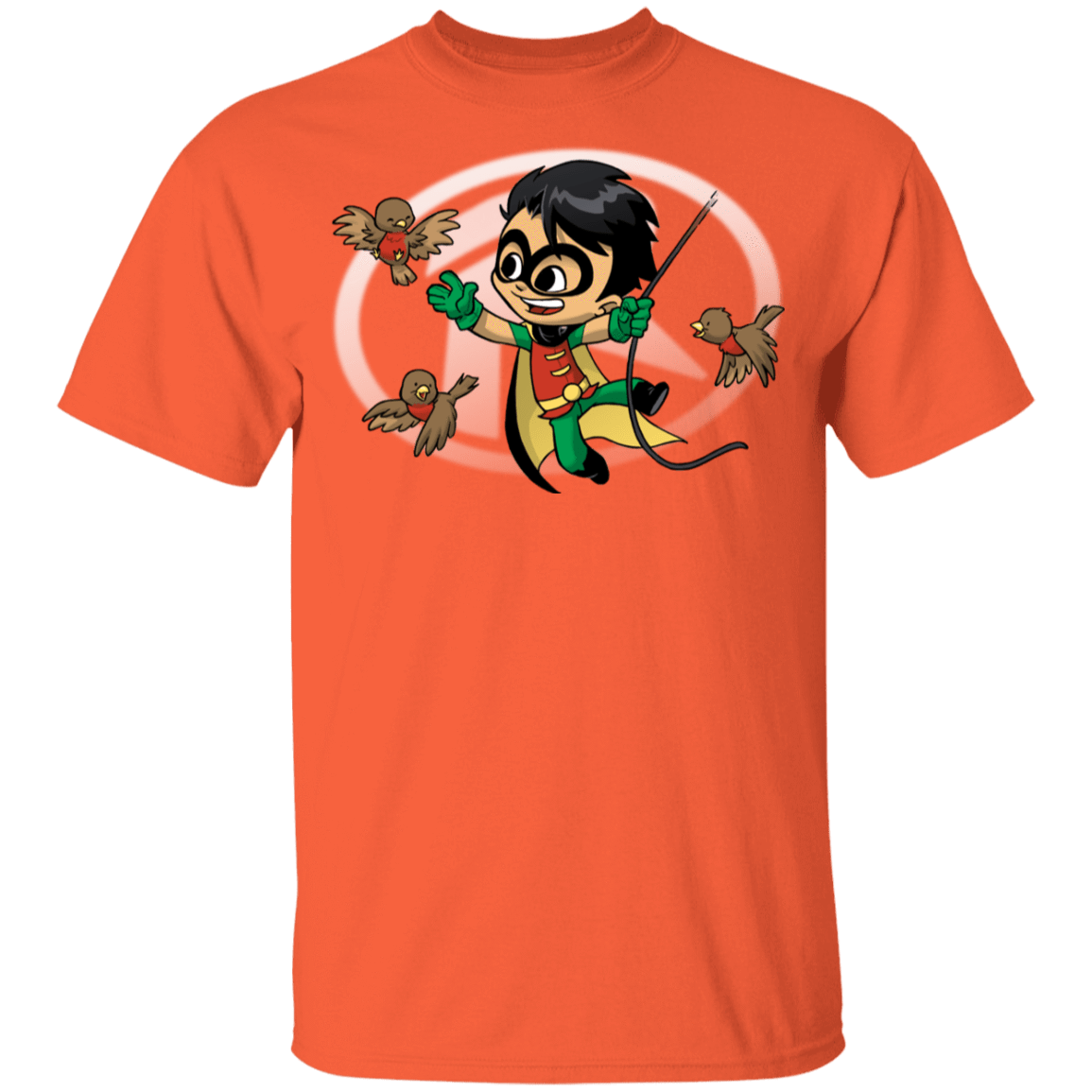 T-Shirts Orange / YXS Young Hero Robin Youth T-Shirt