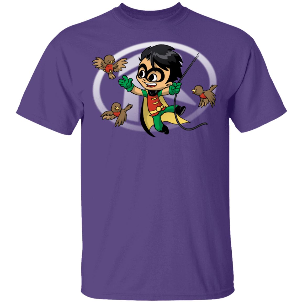 T-Shirts Purple / YXS Young Hero Robin Youth T-Shirt