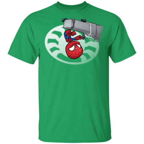 T-Shirts Irish Green / S Young Hero Spidey T-Shirt