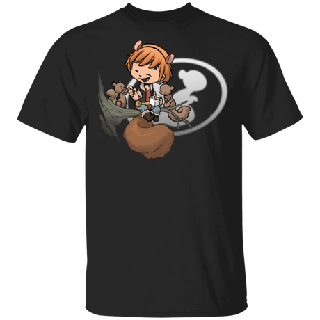 T-Shirts Black / S Young Hero Squirrel T-Shirt