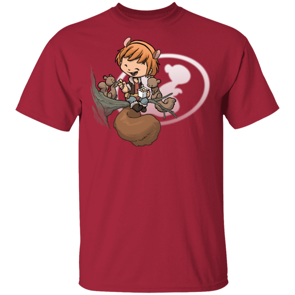 T-Shirts Cardinal / S Young Hero Squirrel T-Shirt