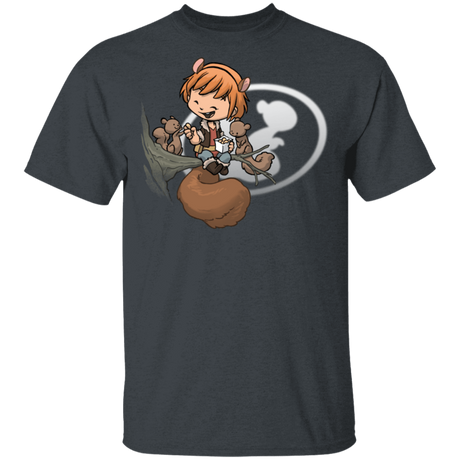 T-Shirts Dark Heather / S Young Hero Squirrel T-Shirt