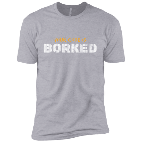 T-Shirts Heather Grey / YXS Your Code Is Borked Boys Premium T-Shirt