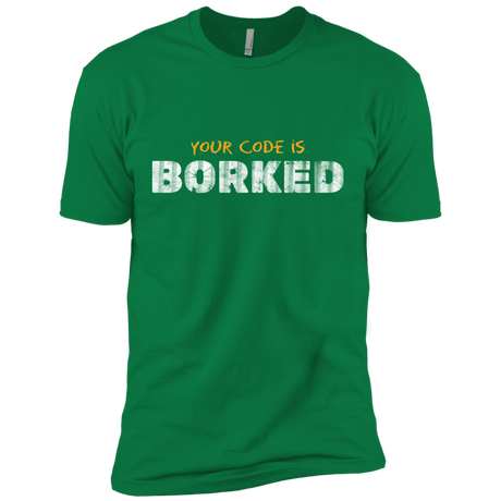 T-Shirts Kelly Green / X-Small Your Code Is Borked Men's Premium T-Shirt