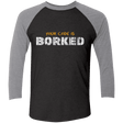 T-Shirts Vintage Black/Premium Heather / X-Small Your Code Is Borked Men's Triblend 3/4 Sleeve