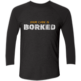 T-Shirts Vintage Black/Vintage Black / X-Small Your Code Is Borked Men's Triblend 3/4 Sleeve