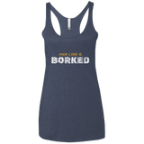 T-Shirts Vintage Navy / X-Small Your Code Is Borked Women's Triblend Racerback Tank