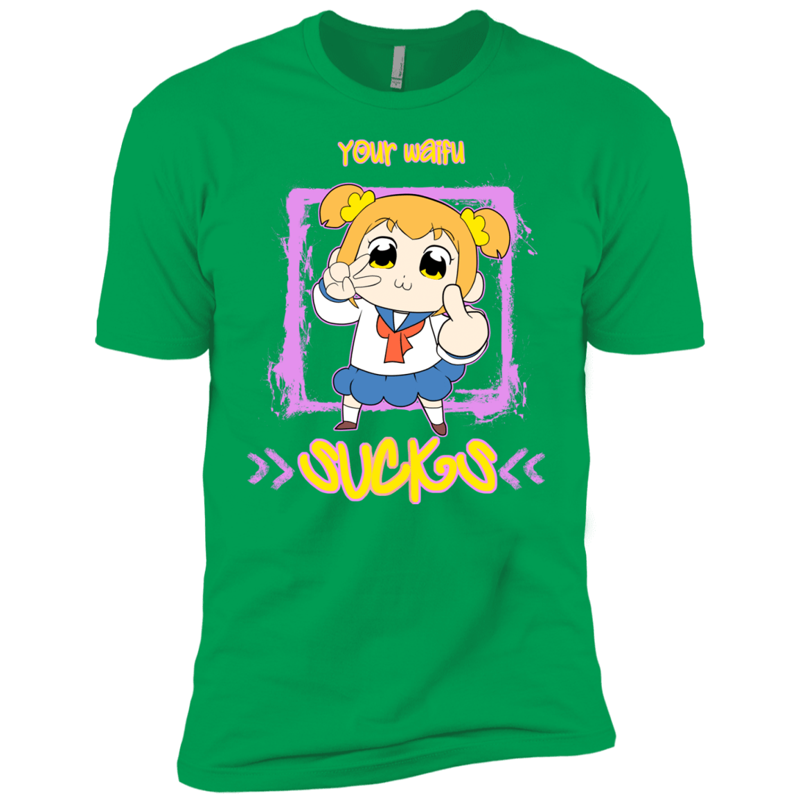 T-Shirts Kelly Green / YXS Your Waifu Boys Premium T-Shirt