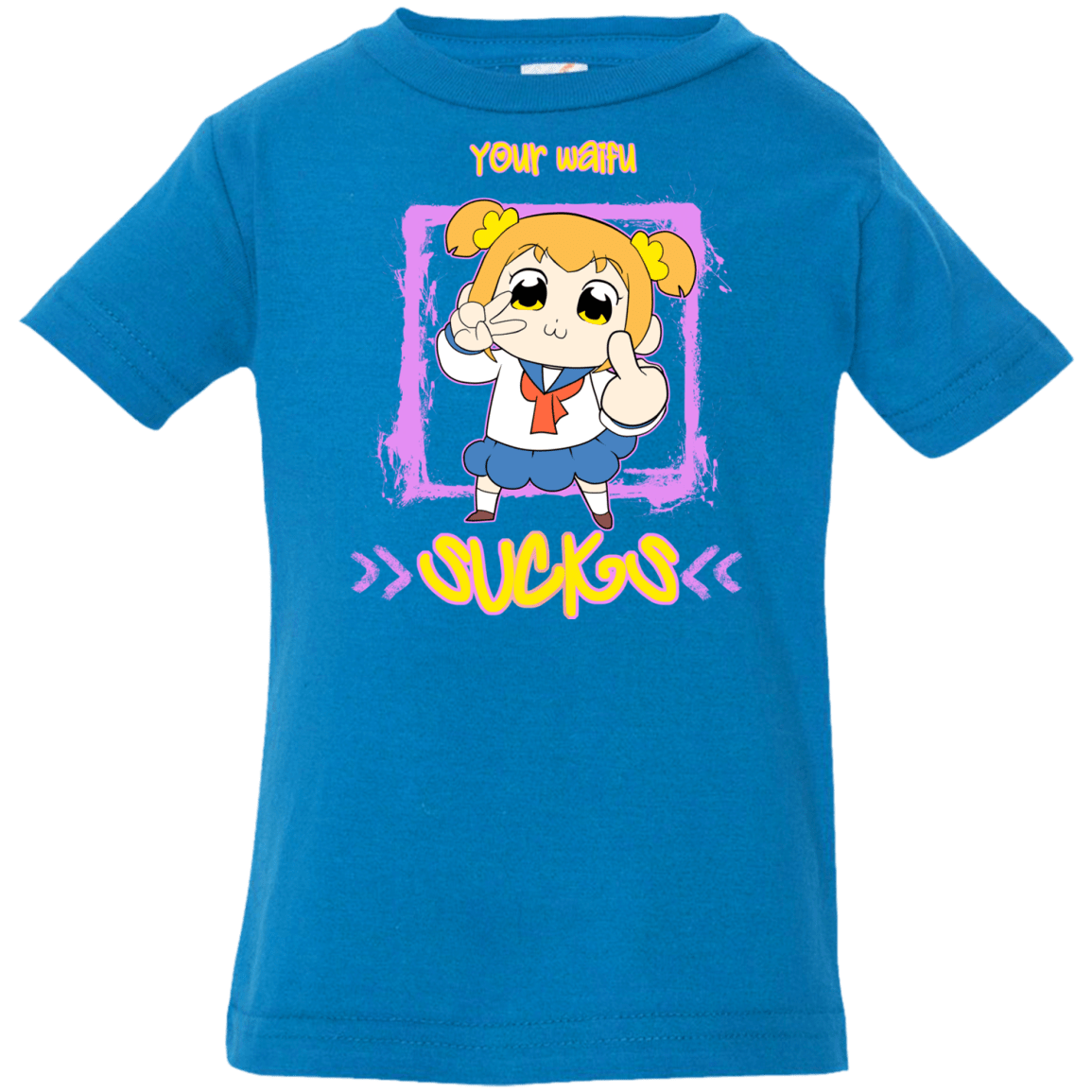 T-Shirts Cobalt / 6 Months Your Waifu Infant Premium T-Shirt