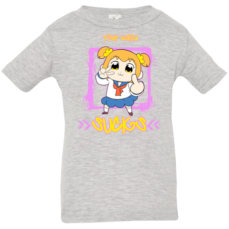 T-Shirts Heather Grey / 6 Months Your Waifu Infant Premium T-Shirt