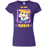 T-Shirts Purple / S Your Waifu Junior Slimmer-Fit T-Shirt