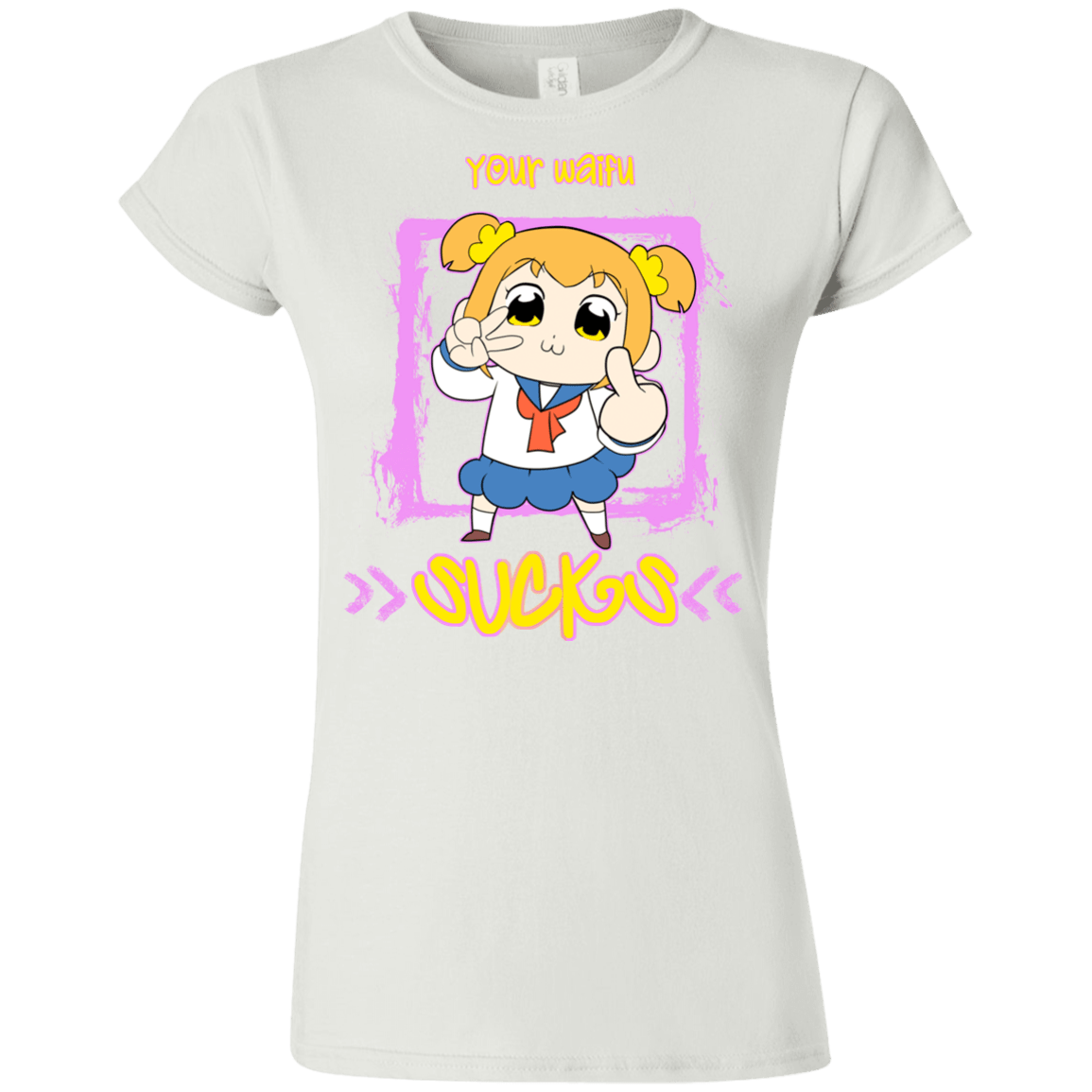 T-Shirts White / S Your Waifu Junior Slimmer-Fit T-Shirt