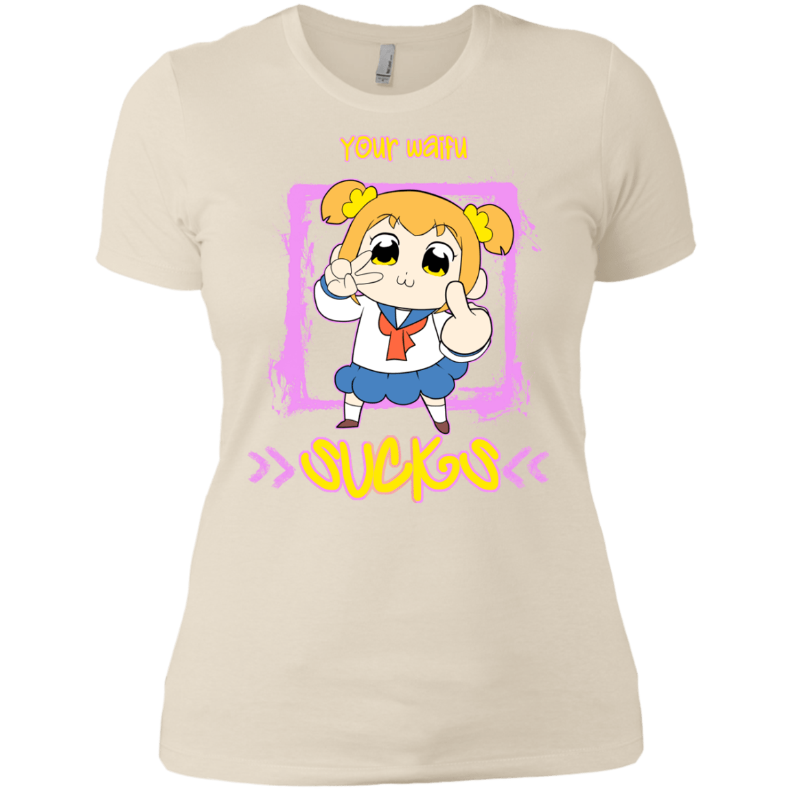 T-Shirts Ivory/ / X-Small Your Waifu Women's Premium T-Shirt