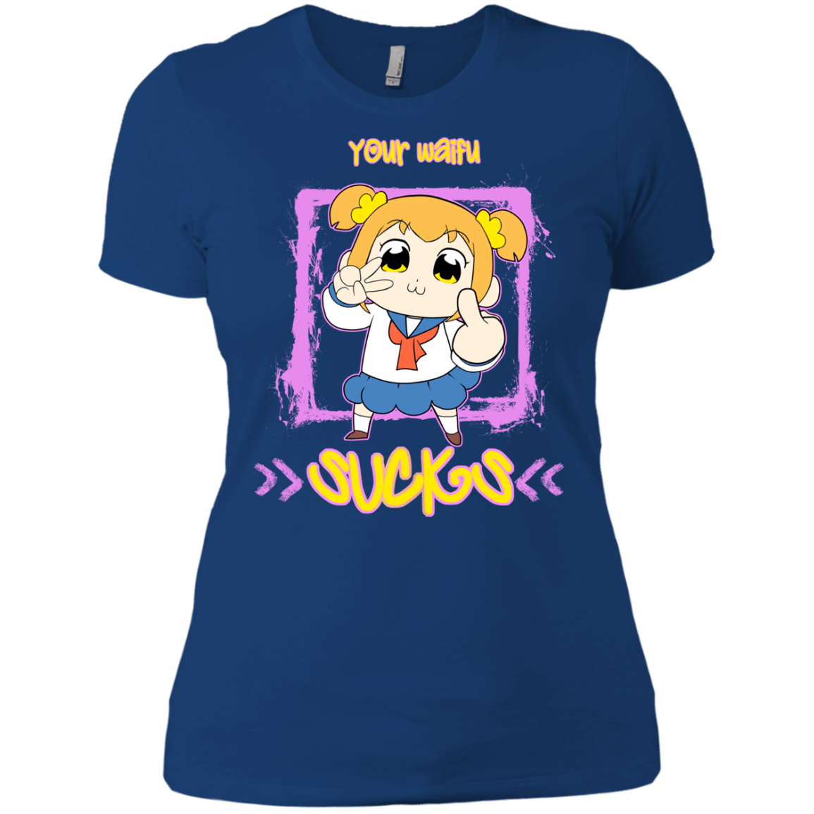 T-Shirts Royal / X-Small Your Waifu Women's Premium T-Shirt