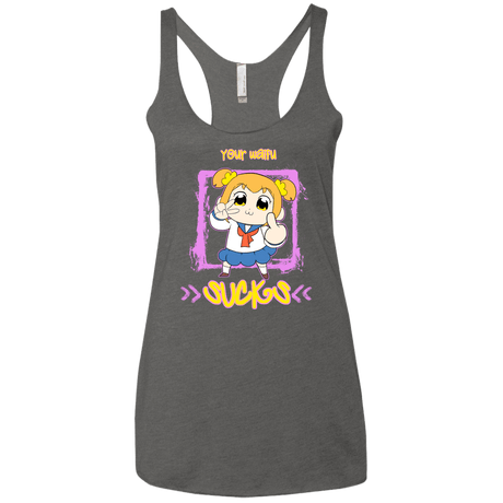 T-Shirts Premium Heather / X-Small Your Waifu Women's Triblend Racerback Tank