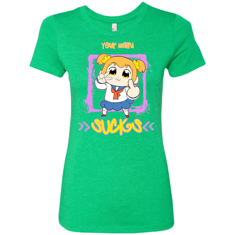 T-Shirts Envy / S Your Waifu Women's Triblend T-Shirt