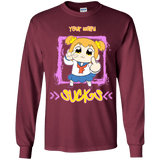 T-Shirts Maroon / YS Your Waifu Youth Long Sleeve T-Shirt