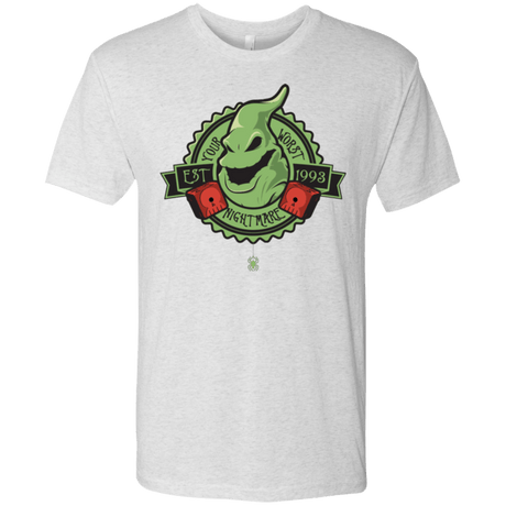 T-Shirts Heather White / Small YOUR WORST NIGHTMARE Men's Triblend T-Shirt