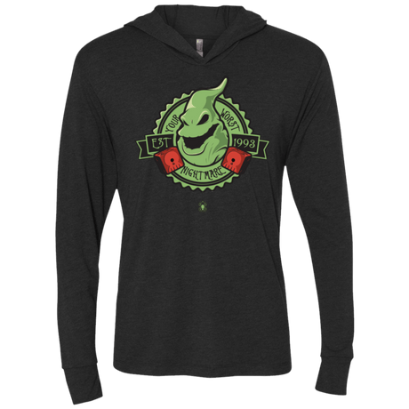 T-Shirts Vintage Black / X-Small YOUR WORST NIGHTMARE Triblend Long Sleeve Hoodie Tee