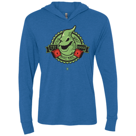 T-Shirts Vintage Royal / X-Small YOUR WORST NIGHTMARE Triblend Long Sleeve Hoodie Tee