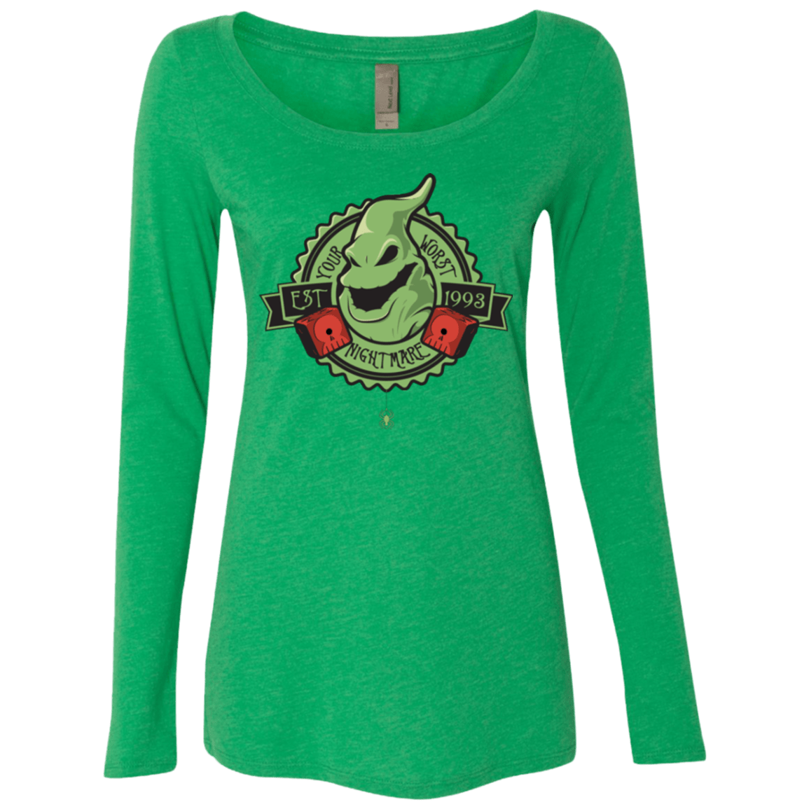 T-Shirts Envy / Small YOUR WORST NIGHTMARE Women's Triblend Long Sleeve Shirt