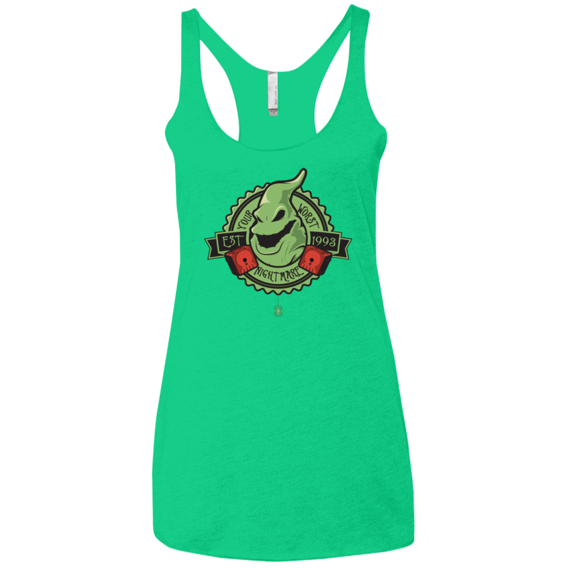 T-Shirts Envy / X-Small YOUR WORST NIGHTMARE Women's Triblend Racerback Tank