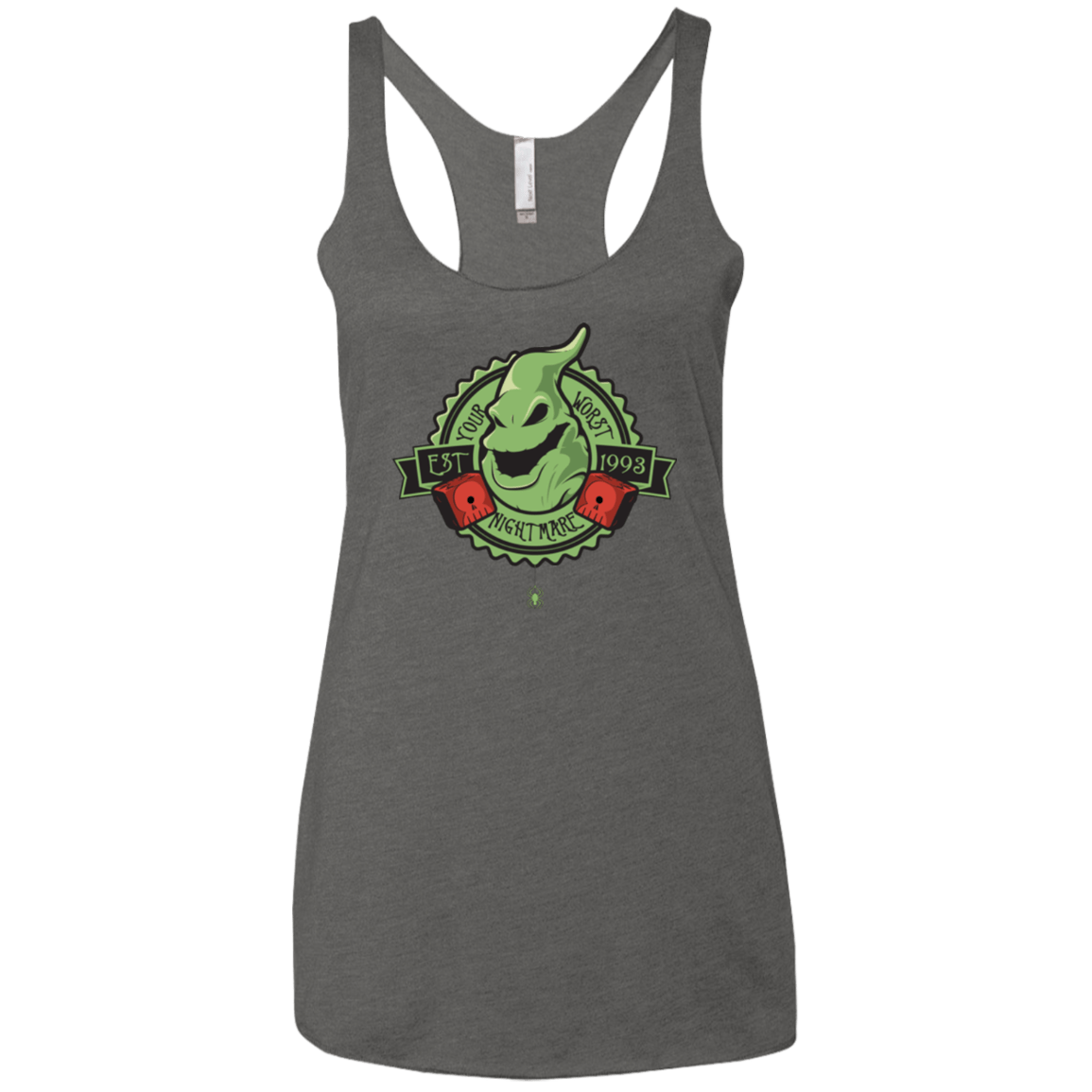 T-Shirts Premium Heather / X-Small YOUR WORST NIGHTMARE Women's Triblend Racerback Tank