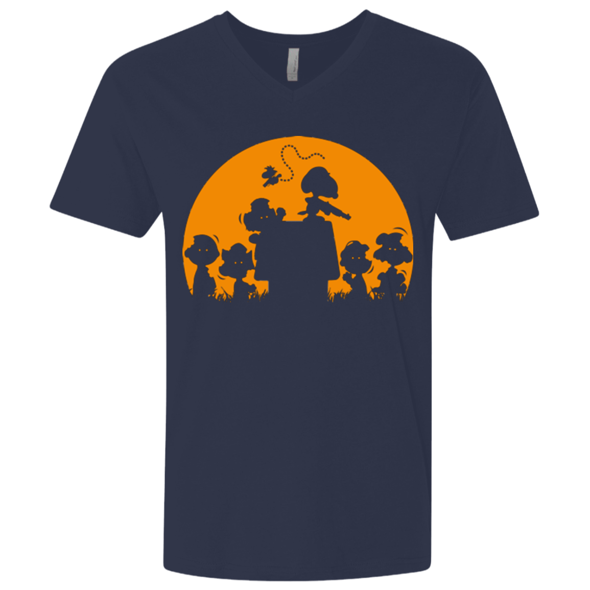 T-Shirts Midnight Navy / X-Small Youre A Zombie Chuck Men's Premium V-Neck