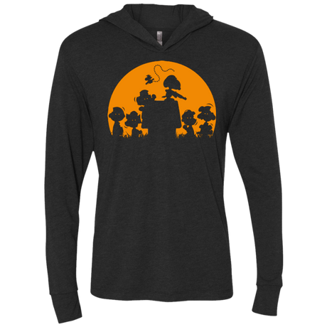 T-Shirts Vintage Black / X-Small Youre A Zombie Chuck Triblend Long Sleeve Hoodie Tee