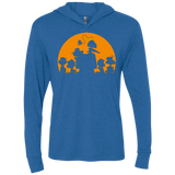 T-Shirts Vintage Royal / X-Small Youre A Zombie Chuck Triblend Long Sleeve Hoodie Tee